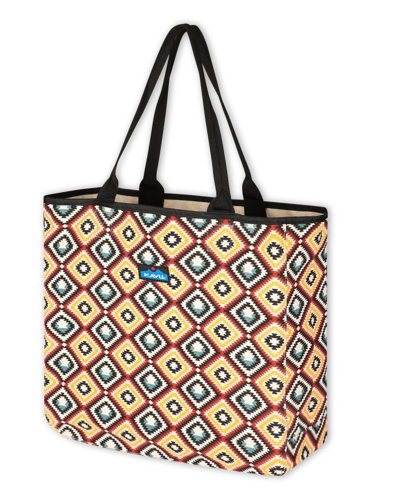 Front of a size O/S Organic Tote in Rough Diamond in Rough Diamond by KAVU. | dia_product_style_image_id:330768